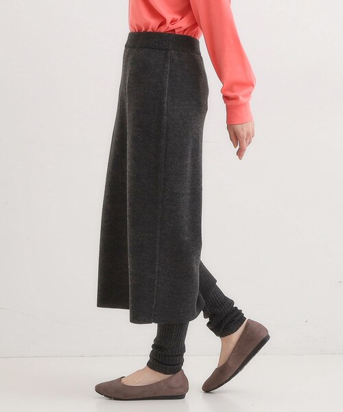 SHOO・LA・RUE（シューラルー）の「ワンランク上の着こなしに レギンスつきスカート（スカート・レディース・ブラック/ダークグレー・00）」の4枚目の写真