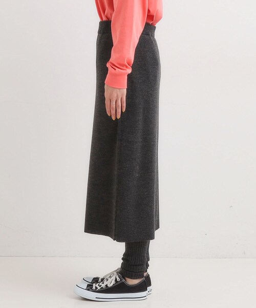 SHOO・LA・RUE（シューラルー）の「ワンランク上の着こなしに レギンスつきスカート（スカート・レディース・ブラック/ダークグレー・00）」の12枚目の写真