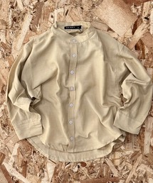 Outfitter lab（アウトフィッターラボ）の「無地レギュラー バンドカラー オーバーシャツ（シャツ/ブラウス）」