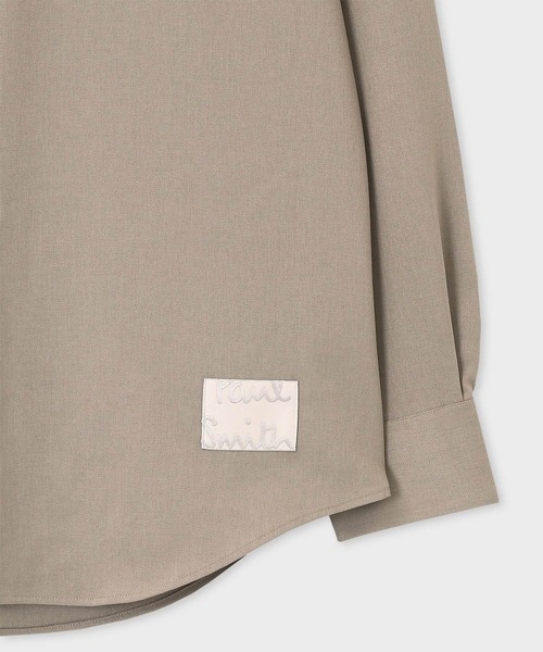 Paul Smith（ポールスミス）の「"Cropped logo" 長袖シャツ / 253358 901U（シャツ/ブラウス・メンズ・ブラック/カーキ・MEDIUM/SMALL/XX-LARGE/X-LARGE/LARGE）」の5枚目の写真