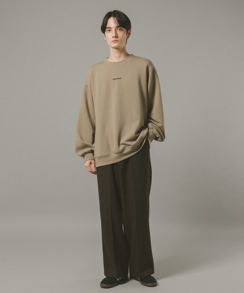 RAGEBLUE(レイジブルー)の「FLOWER PRINT DESIGN TECH SWEAT SHIRTS / フラワーフォトテックスウェット(スウェット・メンズ・ダークブラウン/ブラック/ベージュ系その他2/グレー系その他・MEDIUM/SMALL/LARGE)」の8枚目の写真