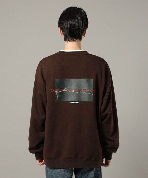 RAGEBLUE(レイジブルー)の「FLOWER PRINT DESIGN TECH SWEAT SHIRTS / フラワーフォトテックスウェット(スウェット・メンズ・ダークブラウン/ブラック/ベージュ系その他2/グレー系その他・MEDIUM/SMALL/LARGE)」の21枚目の写真