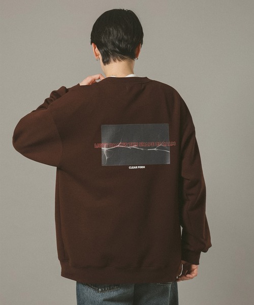 RAGEBLUE(レイジブルー)の「FLOWER PRINT DESIGN TECH SWEAT SHIRTS / フラワーフォトテックスウェット(スウェット・メンズ・ダークブラウン/ブラック/ベージュ系その他2/グレー系その他・MEDIUM/SMALL/LARGE)」の17枚目の写真