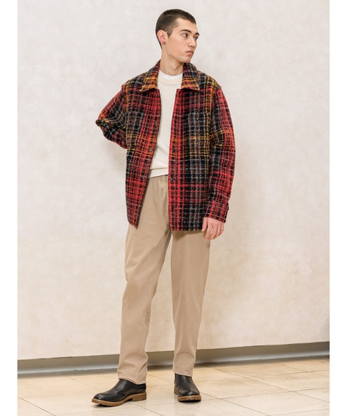 Banana Republic（バナナリパブリック）の「プレイド ブークレ シャツジャケット（その他アウター・メンズ・マルチ・S/XL/L/M）」の2枚目の写真