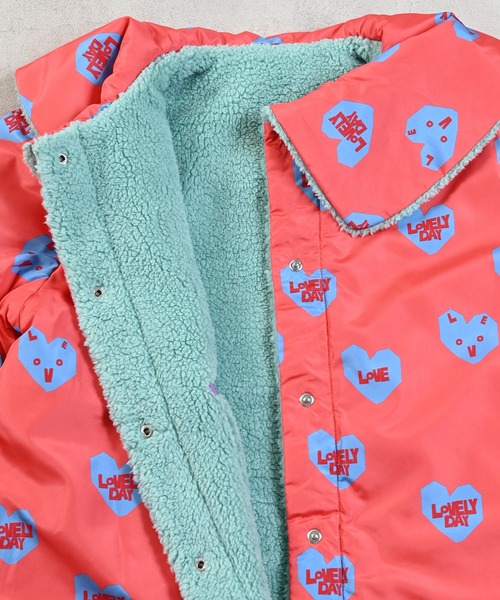 MARKEY'S（マーキーズ）の「リバーシブルビッグカラージャケット（ブルゾン・キッズ・ブルー系その他/ピンク系その他・130/120/110/100/90/80）」の8枚目の写真