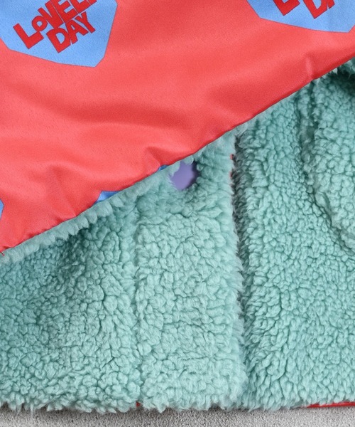 MARKEY'S（マーキーズ）の「リバーシブルビッグカラージャケット（ブルゾン・キッズ・ブルー系その他/ピンク系その他・130/120/110/100/90/80）」の10枚目の写真