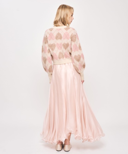 DEICY（デイシー）の「ハートアーガイルカーディガン（カーディガン