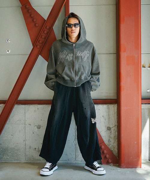 Jieda（ジエダ）の「別注 MAGIC CITY ZIP PARKA（パーカー・メンズ・グレー/ブラック・1/2）」の15枚目の写真