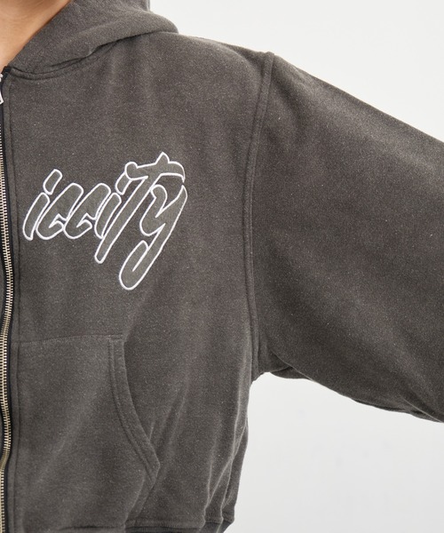 Jieda（ジエダ）の「別注 MAGIC CITY ZIP PARKA（パーカー・メンズ・グレー/ブラック・1/2）」の8枚目の写真