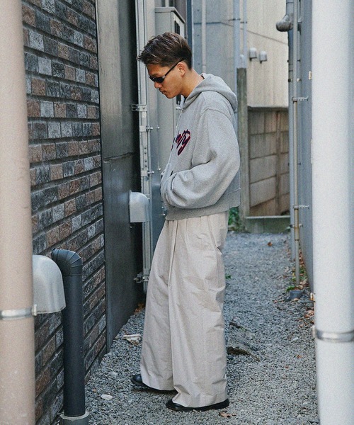 Jieda（ジエダ）の「別注 MAGIC CITY ZIP PARKA（パーカー・メンズ・グレー/ブラック・1/2）」の9枚目の写真