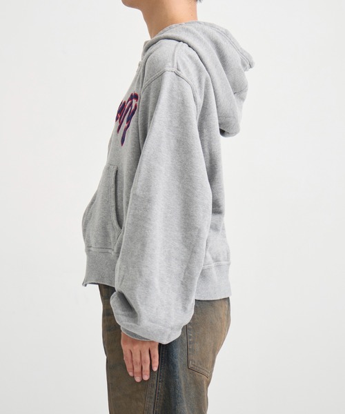 Jieda（ジエダ）の「別注 MAGIC CITY ZIP PARKA（パーカー・メンズ・グレー/ブラック・1/2）」の13枚目の写真