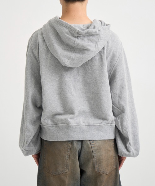 Jieda（ジエダ）の「別注 MAGIC CITY ZIP PARKA（パーカー・メンズ・グレー/ブラック・1/2）」の3枚目の写真