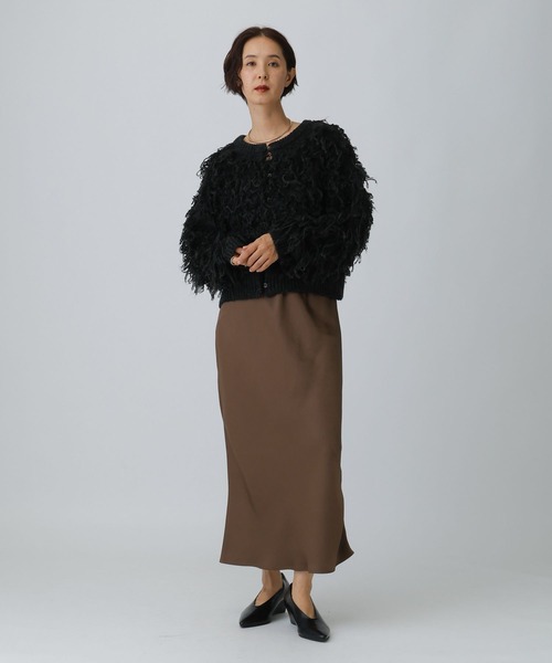 LEPSIM（レプシィム）の「3ゲージ2WAYループプルオーバー　595721（ニット/セーター・レディース・グレー/ブラック/アイボリー・FREE）」の16枚目の写真