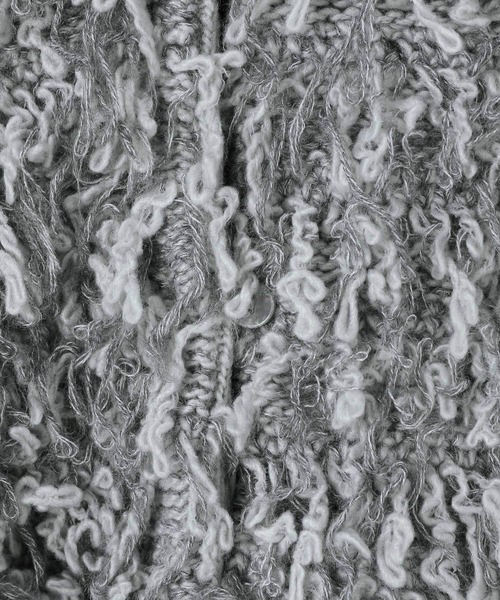 LEPSIM（レプシィム）の「3ゲージ2WAYループプルオーバー　595721（ニット/セーター・レディース・グレー/ブラック/アイボリー・FREE）」の4枚目の写真