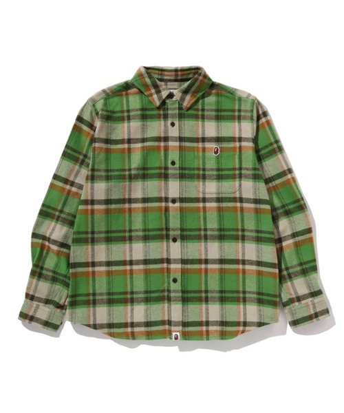 トップス epa \"check shirt\" Brushed Nep Check Open Collar Shirts | cantate(カンタータ