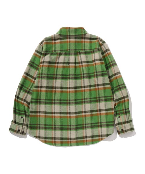 A BATHING APE チェック柄シャツ A BATHING APE（アベイシングエイプ） シャツ BAPE CHECK SHIRT メンズ