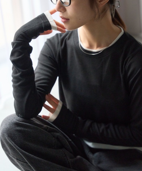 SPACE TRIBE ブッダアイ長袖カットソー SPACE TRIBE ブッダアイ長袖カットソー SPACE TRIBE ブッダアイ長袖