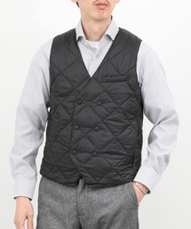 TAION(タイオン)の《ビジカジ対応》【TAION/タイオン】W-BREASTED SNAP BUTTON DOWN GILET 25AW(ダウンベスト)