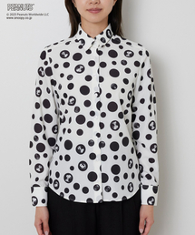 NARACAMICIE（ナラカミーチェ）の「【PEANUTS】ドット柄長袖シャツ