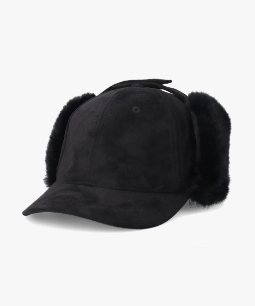 ORNERTE（オルネート）の「ORNERTE Earflap Cap / オルネート（キャップ・レディース・グレー/ベージュ/ブラウン/ナチュラル/ブラック・M/57.5cm/L(60cm)）」の2枚目の写真