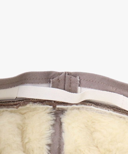 ORNERTE（オルネート）の「ORNERTE Earflap Cap / オルネート（キャップ・レディース・グレー/ベージュ/ブラウン/ナチュラル/ブラック・M/57.5cm/L(60cm)）」の15枚目の写真