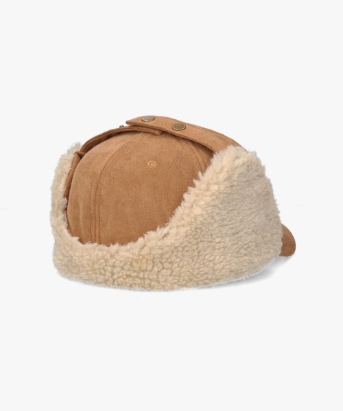 ORNERTE（オルネート）の「ORNERTE Earflap Cap / オルネート（キャップ・レディース・グレー/ベージュ/ブラウン/ナチュラル/ブラック・M/57.5cm/L(60cm)）」の19枚目の写真