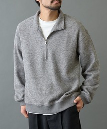 COLONY 2139 | 裏起毛ツイードハーフジップ(Tシャツ/カットソー)
