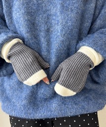 kutir(クティール)のkutirlune/配色カラーグローブ 手袋(手袋)