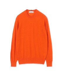 メンズのニット/セーター（オレンジ/橙色系・カシミヤ）ファッション