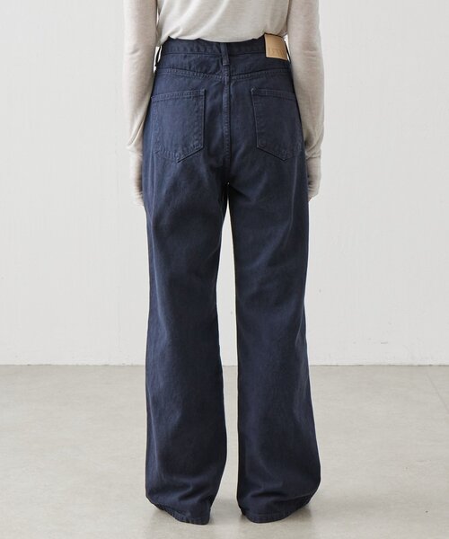 BEARDSLEY（ビアズリー）の「《LEVAR》裾フレアジーンズ（ダークネイビー）（デニムパンツ・レディース・ネイビー・MEDIUM）」の7枚目の写真