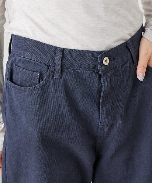 BEARDSLEY（ビアズリー）の「《LEVAR》裾フレアジーンズ（ダークネイビー）（デニムパンツ・レディース・ネイビー・MEDIUM）」の14枚目の写真