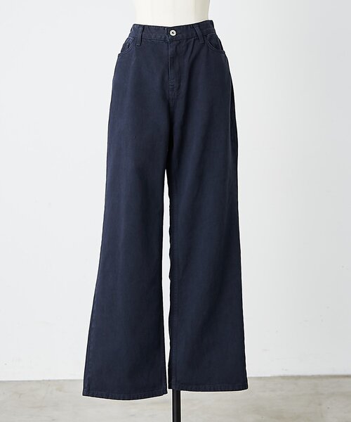 BEARDSLEY（ビアズリー）の「《LEVAR》裾フレアジーンズ（ダークネイビー）（デニムパンツ・レディース・ネイビー・MEDIUM）」の16枚目の写真