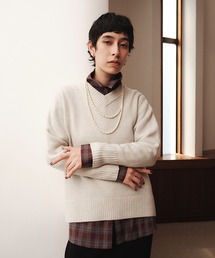 studio CLIP | 《ウタオ》AQUA Vネックプルオーバー(ニット/セーター)