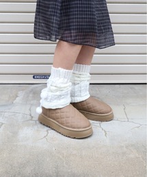 Vini | ボンボン付きレッグウォーマー(レッグウォーマー)