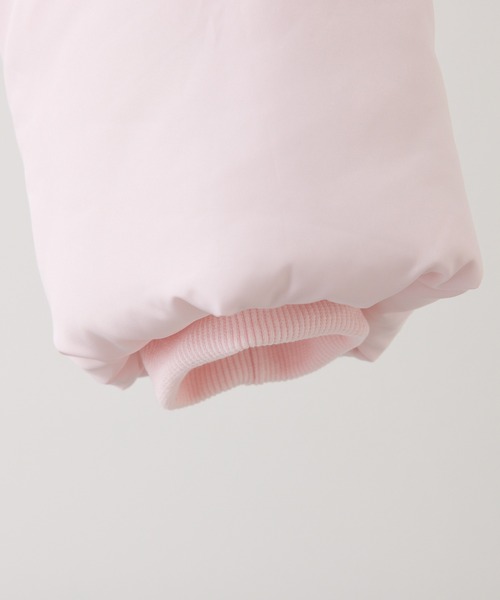 one after another NICE CLAUP(ワンアフターアナザーナイスクラップ)の「【今すぐお届け可能!】フード付きショートフェイクダウンジャケット(ダウンジャケット/コート・レディース・ピンク/ブラック/アイボリー/サックスブルー・FREE)」の7枚目の写真