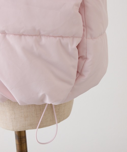 one after another NICE CLAUP(ワンアフターアナザーナイスクラップ)の「【今すぐお届け可能!】フード付きショートフェイクダウンジャケット(ダウンジャケット/コート・レディース・ピンク/ブラック/アイボリー/サックスブルー・FREE)」の8枚目の写真