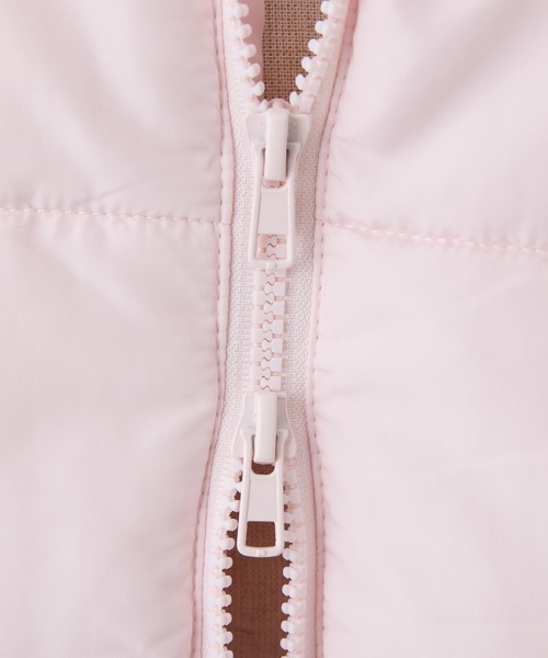 one after another NICE CLAUP(ワンアフターアナザーナイスクラップ)の「【今すぐお届け可能!】フード付きショートフェイクダウンジャケット(ダウンジャケット/コート・レディース・ピンク/ブラック/アイボリー/サックスブルー・FREE)」の13枚目の写真