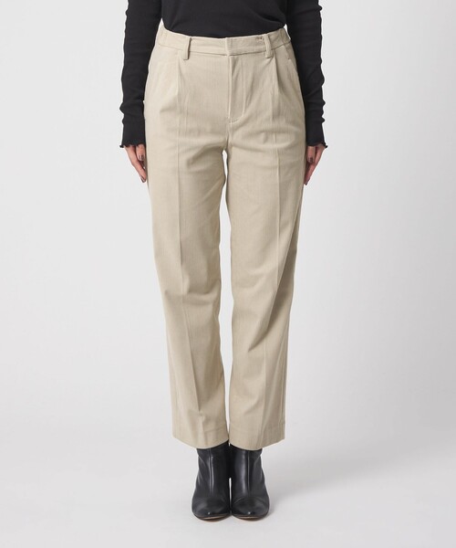 A DAY IN THE LIFE UNITED ARROWS（アデイインザライフユナイテッドアローズ）の「コーデュロイ タックスストレートパンツ ‐ウォッシャブル‐＜A DAY IN THE LIFE＞（その他パンツ・レディース・グレー系/ナチュラル/ブラック・38/40/36）」の22枚目の写真