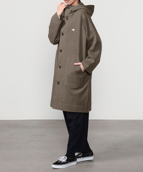DANTON ウール フード コート DANTON | ウールライク フードコート WOMEN（その他アウター）｜DANTON