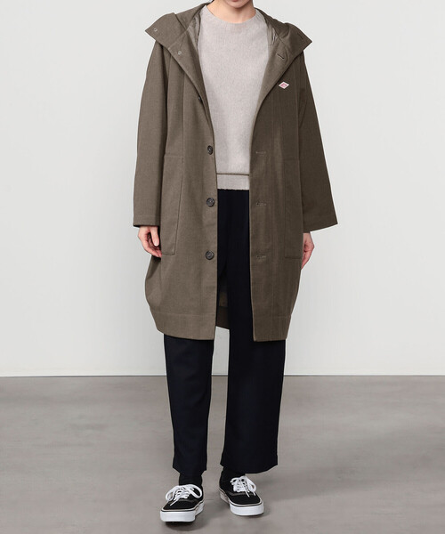 DANTON | ウールライク フードコート WOMEN（その他アウター）｜DANTON