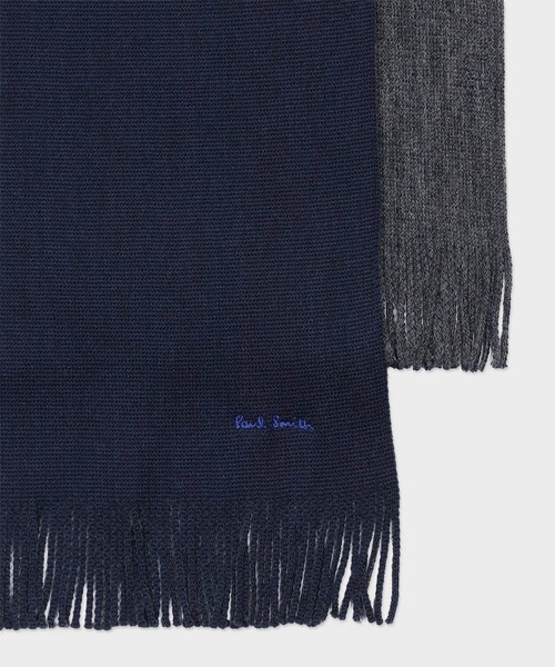 ソリッドラッセル リバーシブル マフラー【250419 RS】（マフラー