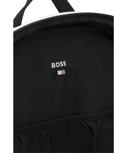 BOSS(ボス)の「リフレクターディテール バックパック(バックパック/リュック・メンズ・ブラック/ホワイト・ONESIZE)」の9枚目の写真