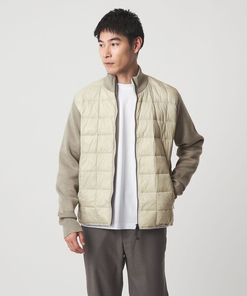 セール】＜TAION＞ニット スリーブ ダウンジャケット（ダウン