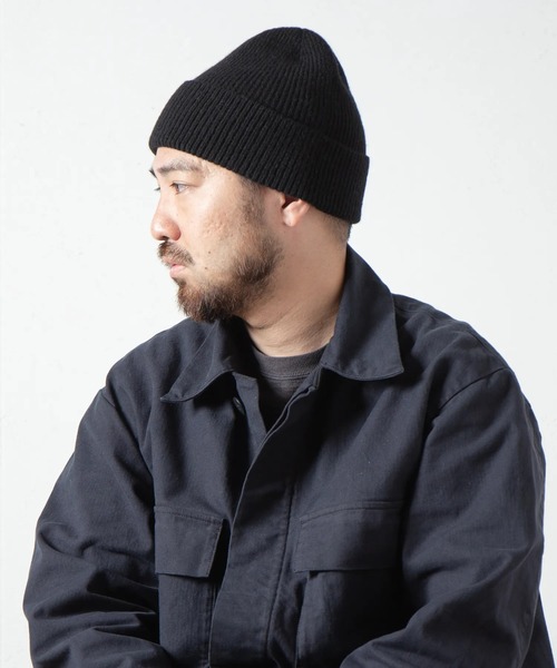 RACAL（ラカル）の「【RACAL/ラカル】Cashmere Blend Knit Watch（キャップ・メンズ・ブラック/ダークグレー・FREE）」の9枚目の写真