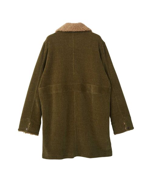 HYSTERIC GLAMOUR（ヒステリックグラマー）の「裏ボアステンカラーコート（ステンカラーコート・レディース・チャコールグレー/パープル/カーキ・FREE）」の7枚目の写真