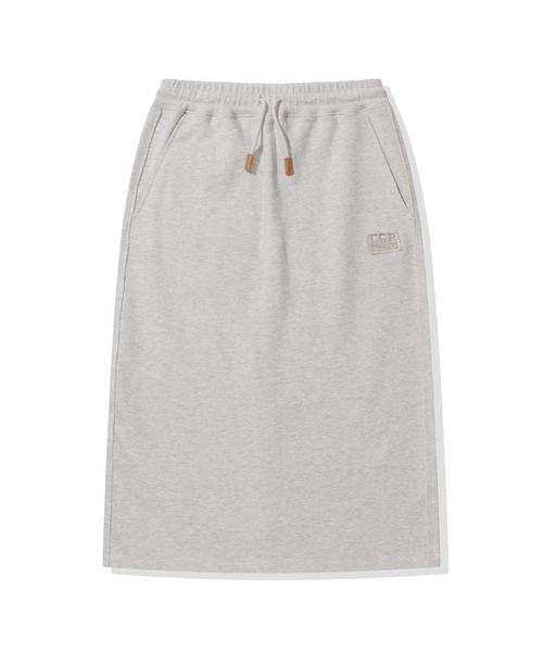 codegraphy（コードグラフィー）の「(Women) Square Logo Sweat Skirt CBEWWTQ030（スカート・レディース・アッシュグレー/スミクロ・SMALL/MEDIUM）」の2枚目の写真