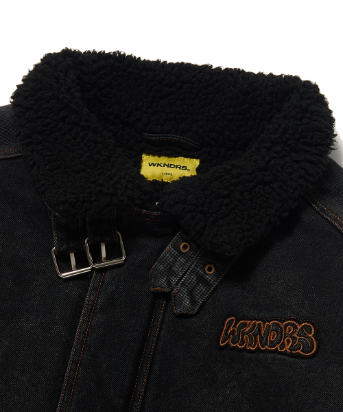 WKNDRS(ウィーキャンドース)の「DENIM SHERPA JK (BLACK)(その他アウター・レディース・その他・MEDIUM/LARGE/X-LARGE)」の3枚目の写真