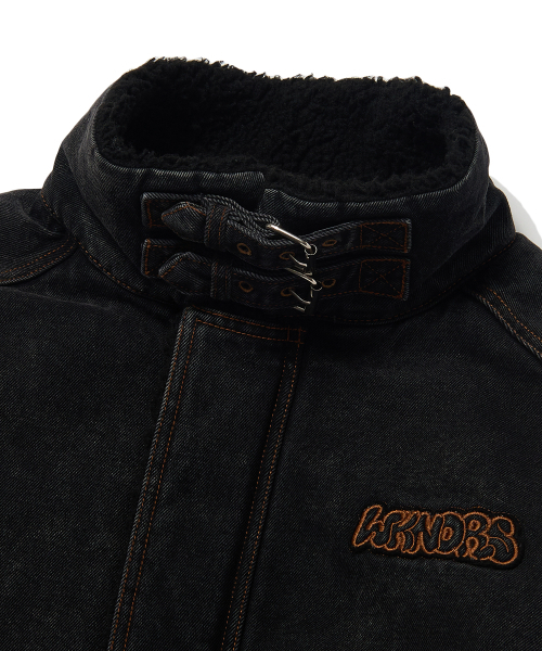 WKNDRS(ウィーキャンドース)の「DENIM SHERPA JK (BLACK)(その他アウター・レディース・その他・MEDIUM/LARGE/X-LARGE)」の4枚目の写真