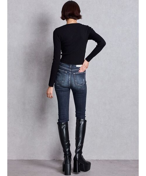 GYDA（ジェイダ）の「【ZOZO限定カラーあり】GD bijou MOLD ニットトップス（ニット/セーター・レディース・ブラウン/その他1/その他2/オフホワイト/ブラック/ネイビー/ピンク・FREE）」の20枚目の写真