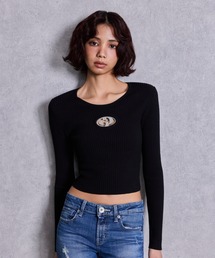 GYDA（ジェイダ）の「【ZOZO限定カラーあり】GD bijou MOLD ニットトップス（ニット/セーター）」